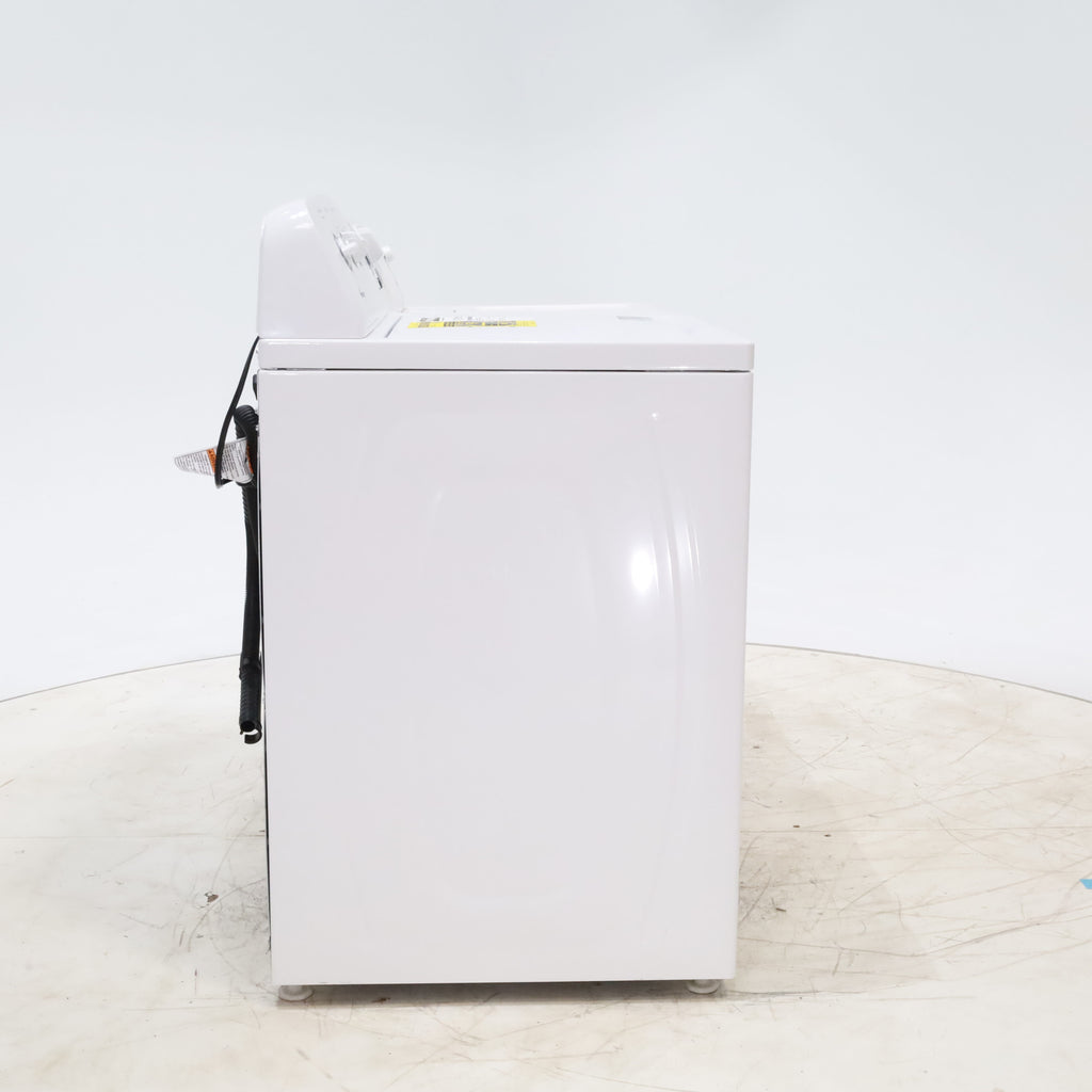 Pictures of Amana 3.8 cu. ft. Top Load Washing Machine with Deep Water Wash Option and Amana 6.5 cu. ft. Electric Dryer with Automatic Cycles - Scratch & Dent - Minor - Neu Appliance Outlet - Discount Appliance Outlet in Austin, Tx