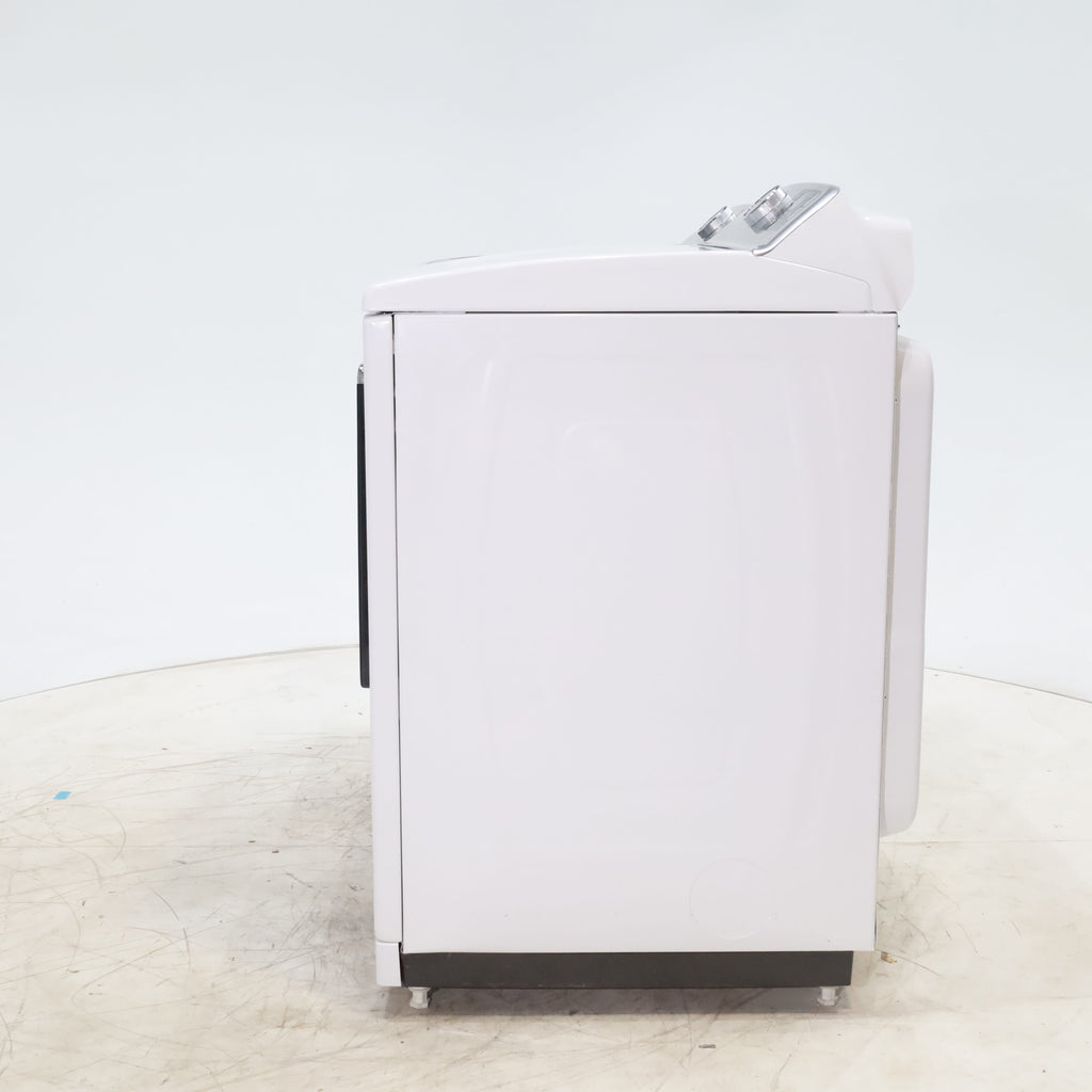 Pictures of Maytag ENERGY STAR 5.2 cu. ft. Top Load Agitator Washing Machine with Extra Power Button and ENERGY STAR Maytag Smart Capable 7.4 cu. ft. Electric Steam Dryer with Extra Power Button - Scratch & Dent - Minor - Neu Appliance Outlet - Discount Appliance Outlet in Austin, Tx