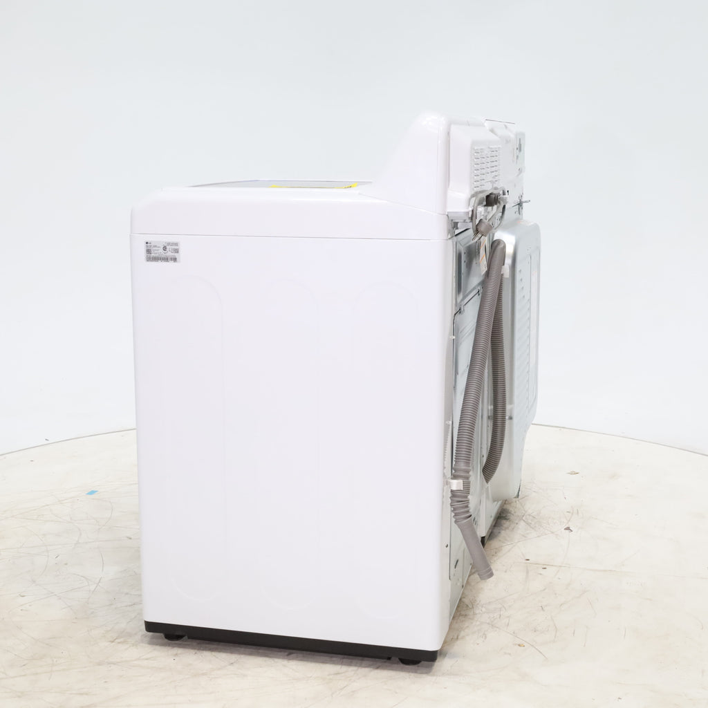 Pictures of ENERGY STAR LG 4.1 cu. ft. Top Load Washing Machine with 4-Way Agitator and  ENERGY STAR LG 7.3 cu. ft. Electric Dryer with Smart Diagnosis - Scratch & Dent - Minor - Neu Appliance Outlet - Discount Appliance Outlet in Austin, Tx