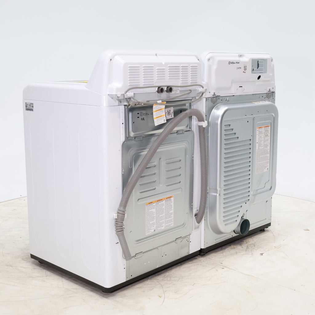 Pictures of ENERGY STAR LG 4.1 cu. ft. Top Load Washing Machine with 4-Way Agitator and  ENERGY STAR LG 7.3 cu. ft. Electric Dryer with Smart Diagnosis - Scratch & Dent - Minor - Neu Appliance Outlet - Discount Appliance Outlet in Austin, Tx