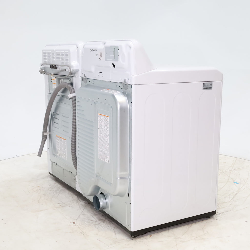 Pictures of ENERGY STAR LG 4.1 cu. ft. Top Load Washing Machine with 4-Way Agitator and  ENERGY STAR LG 7.3 cu. ft. Electric Dryer with Smart Diagnosis - Scratch & Dent - Minor - Neu Appliance Outlet - Discount Appliance Outlet in Austin, Tx