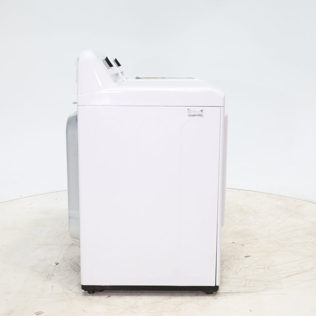 Pictures of ENERGY STAR LG 4.1 cu. ft. Top Load Washing Machine with 4-Way Agitator and  ENERGY STAR LG 7.3 cu. ft. Electric Dryer with Smart Diagnosis - Scratch & Dent - Minor - Neu Appliance Outlet - Discount Appliance Outlet in Austin, Tx