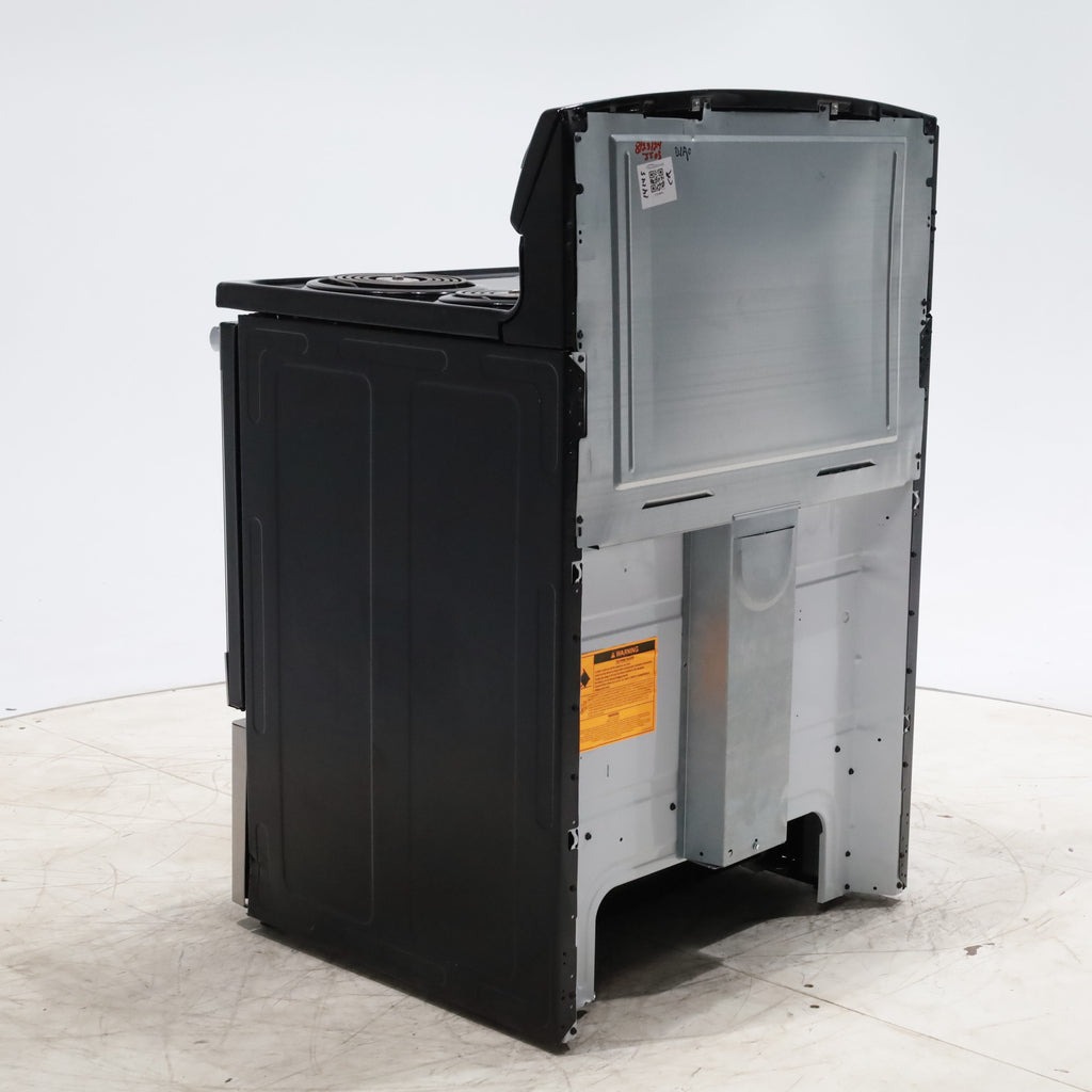 Pictures of Black with Stainless Steel GE 5.0 cu. ft. Freestanding 4 Element Electric Range with Sensi-Temp Technology - Certified Refurbished - Neu Appliance Outlet - Discount Appliance Outlet in Austin, Tx