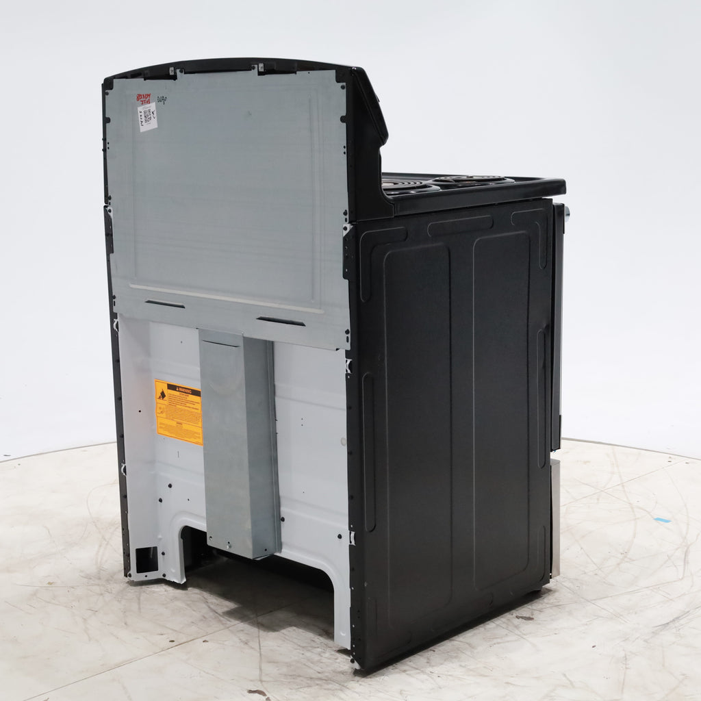 Pictures of Black with Stainless Steel GE 5.0 cu. ft. Freestanding 4 Element Electric Range with Sensi-Temp Technology - Certified Refurbished - Neu Appliance Outlet - Discount Appliance Outlet in Austin, Tx