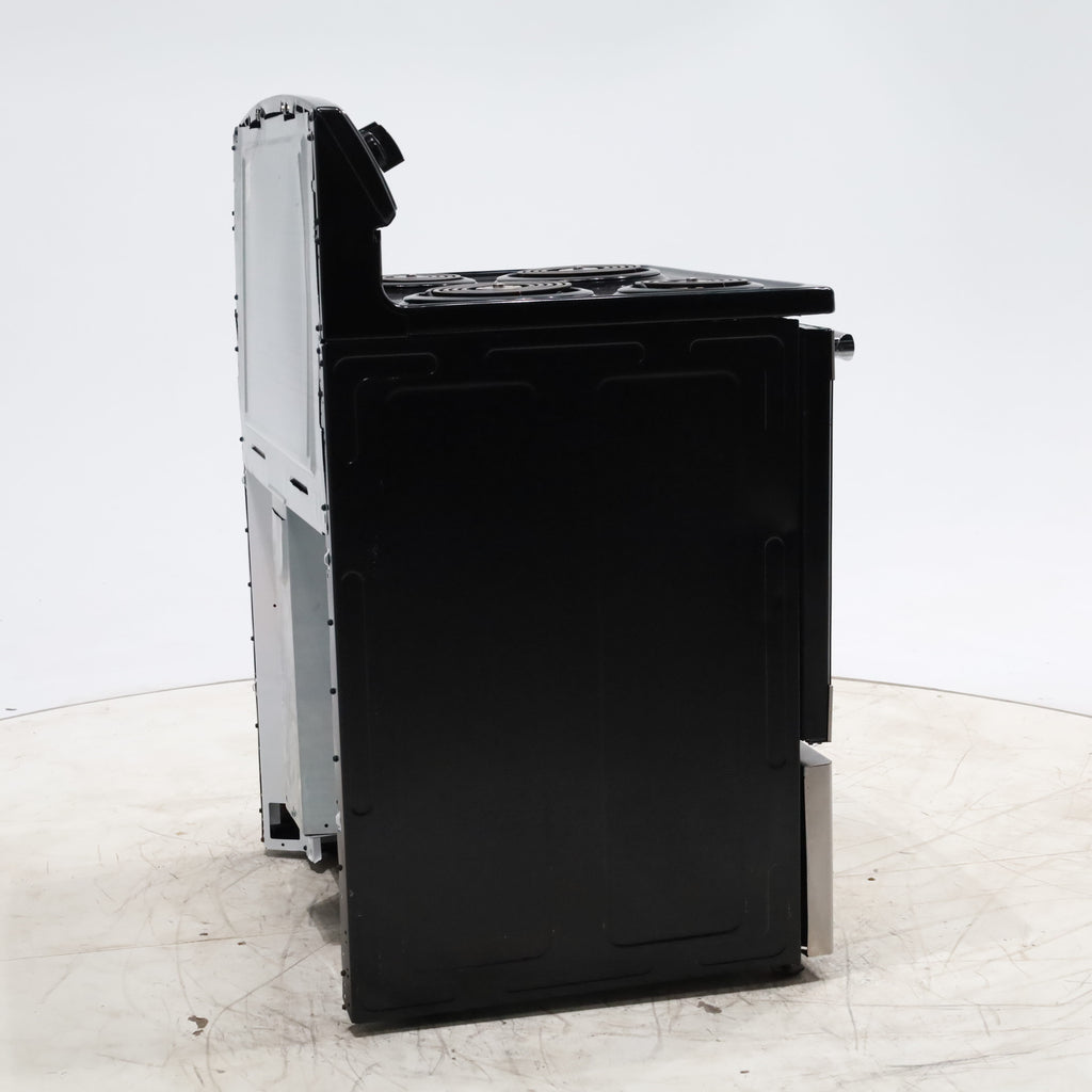 Pictures of Black with Stainless Steel GE 5.0 cu. ft. Freestanding 4 Element Electric Range with Sensi-Temp Technology - Certified Refurbished - Neu Appliance Outlet - Discount Appliance Outlet in Austin, Tx