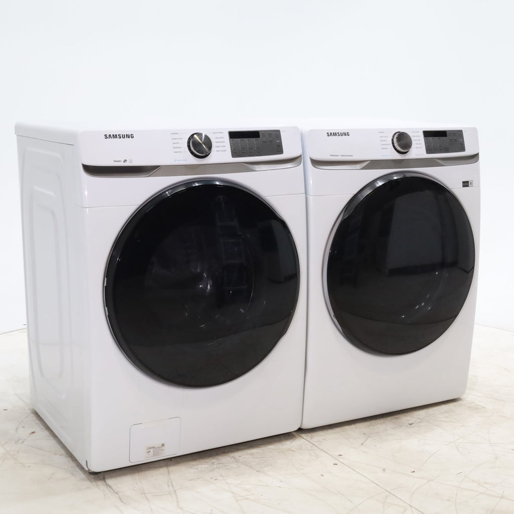Pictures of ENERGY STAR Samsung 4.5 cu. ft. Front Load Washing Machine with Steam and Samsung Wifi 7.5 cu. ft. Front Load Gas Dryer with Steam - Certified Refurbished - Neu Appliance Outlet - Discount Appliance Outlet in Austin, Tx