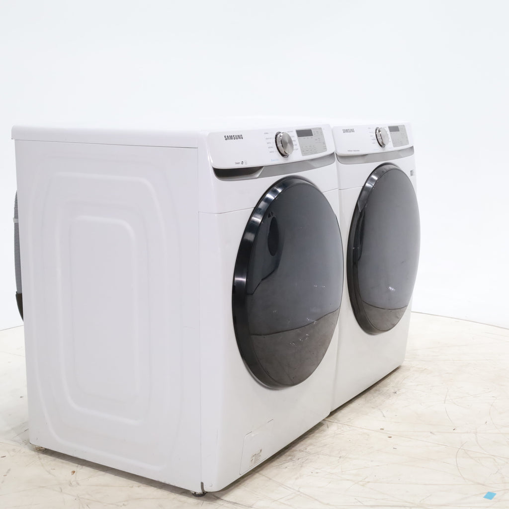 Pictures of ENERGY STAR Samsung 4.5 cu. ft. Front Load Washing Machine with Steam and Samsung Wifi 7.5 cu. ft. Front Load Gas Dryer with Steam - Certified Refurbished - Neu Appliance Outlet - Discount Appliance Outlet in Austin, Tx