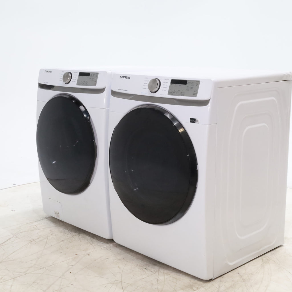 Pictures of ENERGY STAR Samsung 4.5 cu. ft. Front Load Washing Machine with Steam and Samsung Wifi 7.5 cu. ft. Front Load Gas Dryer with Steam - Certified Refurbished - Neu Appliance Outlet - Discount Appliance Outlet in Austin, Tx