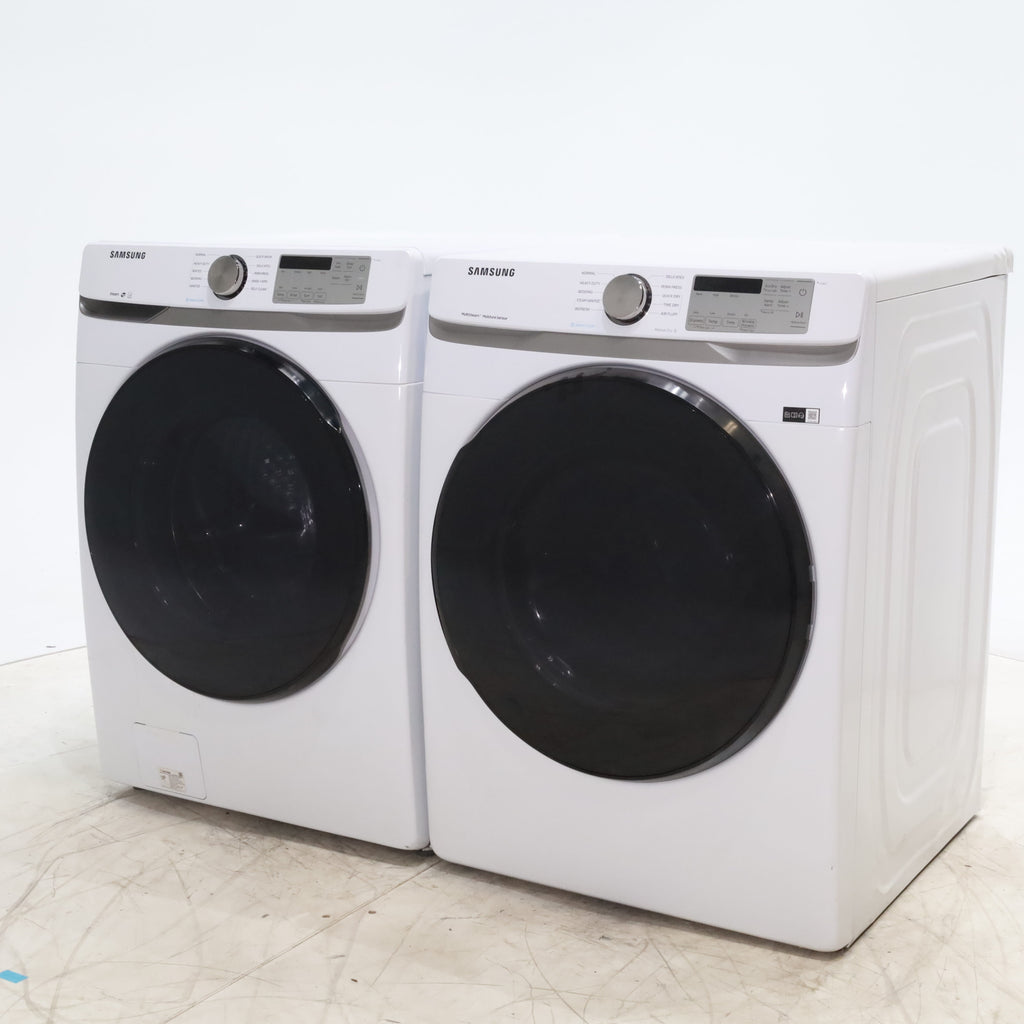Pictures of ENERGY STAR Samsung 4.5 cu. ft. Front Load Washing Machine with Steam and Samsung Wifi 7.5 cu. ft. Front Load Gas Dryer with Steam - Certified Refurbished - Neu Appliance Outlet - Discount Appliance Outlet in Austin, Tx