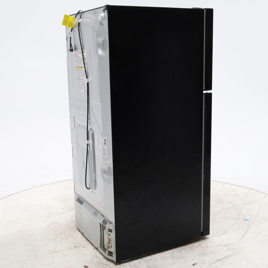 Pictures of 30 Inch Wide LG Black 20.2 cu ft ENERGY STAR Top Freezer and Bottom Refrigerator with LED Lighting and Adjustable Glass Shelving - Certified Refurbished - Neu Appliance Outlet - Discount Appliance Outlet in Austin, Tx