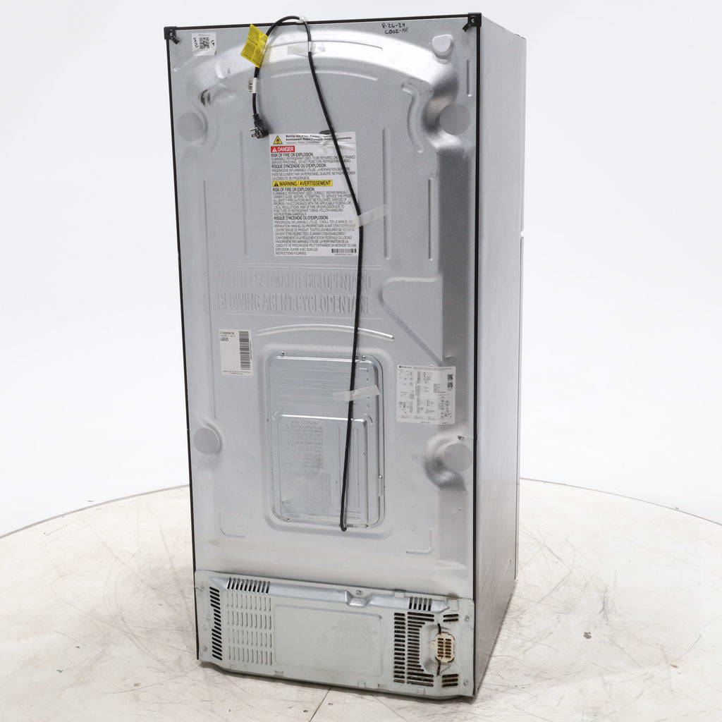 Pictures of 30 Inch Wide LG Black 20.2 cu ft ENERGY STAR Top Freezer and Bottom Refrigerator with LED Lighting and Adjustable Glass Shelving - Certified Refurbished - Neu Appliance Outlet - Discount Appliance Outlet in Austin, Tx