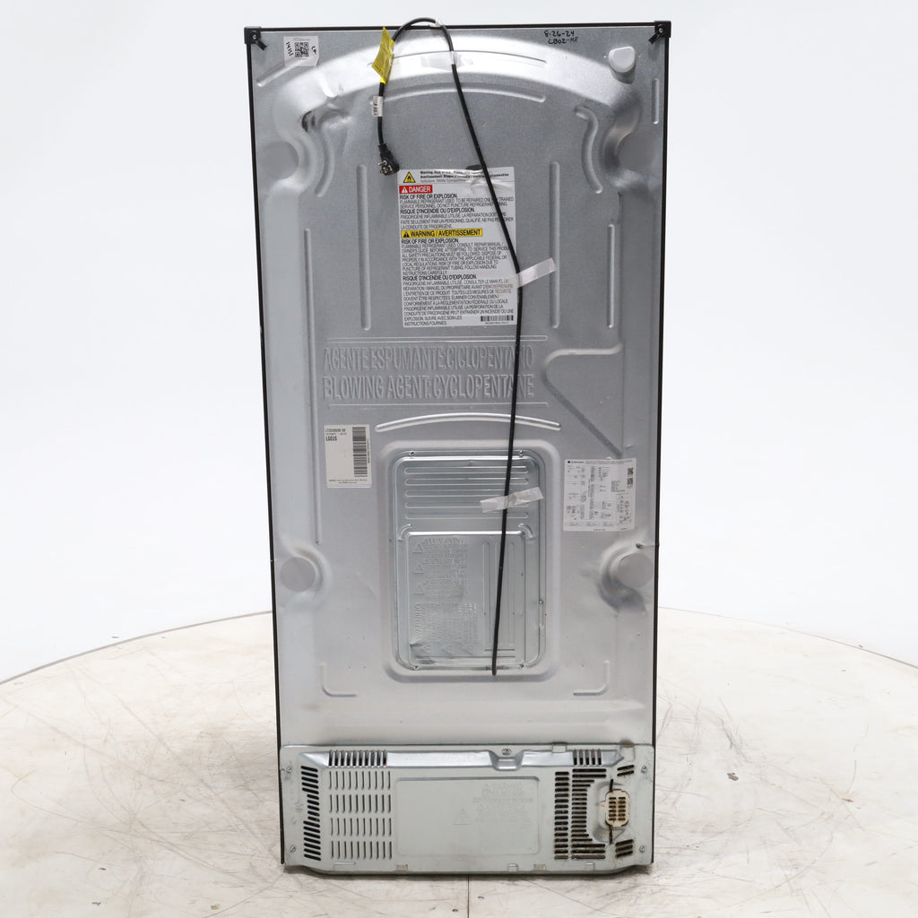 Pictures of 30 Inch Wide LG Black 20.2 cu ft ENERGY STAR Top Freezer and Bottom Refrigerator with LED Lighting and Adjustable Glass Shelving - Certified Refurbished - Neu Appliance Outlet - Discount Appliance Outlet in Austin, Tx