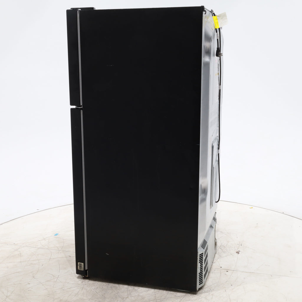 Pictures of 30 Inch Wide LG Black 20.2 cu ft ENERGY STAR Top Freezer and Bottom Refrigerator with LED Lighting and Adjustable Glass Shelving - Certified Refurbished - Neu Appliance Outlet - Discount Appliance Outlet in Austin, Tx