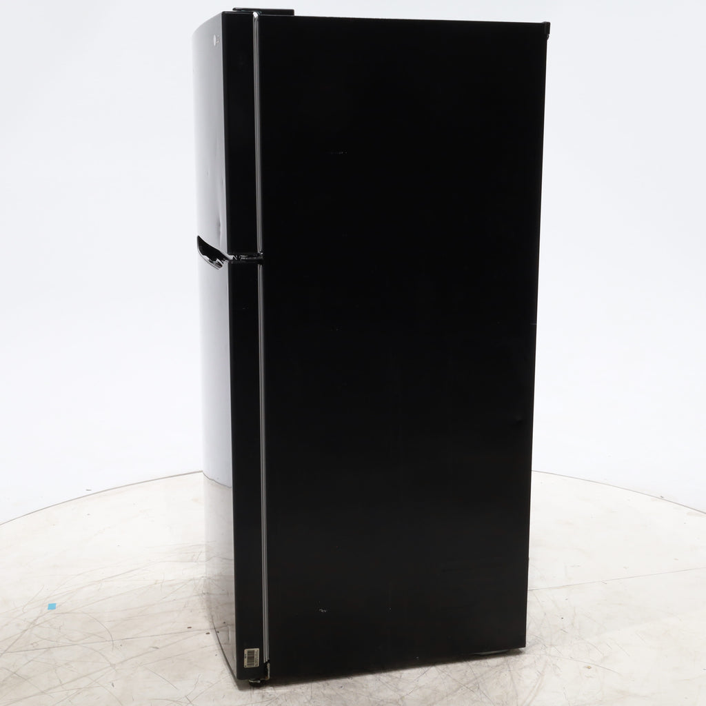 Pictures of 30 Inch Wide LG Black 20.2 cu ft ENERGY STAR Top Freezer and Bottom Refrigerator with LED Lighting and Adjustable Glass Shelving - Certified Refurbished - Neu Appliance Outlet - Discount Appliance Outlet in Austin, Tx