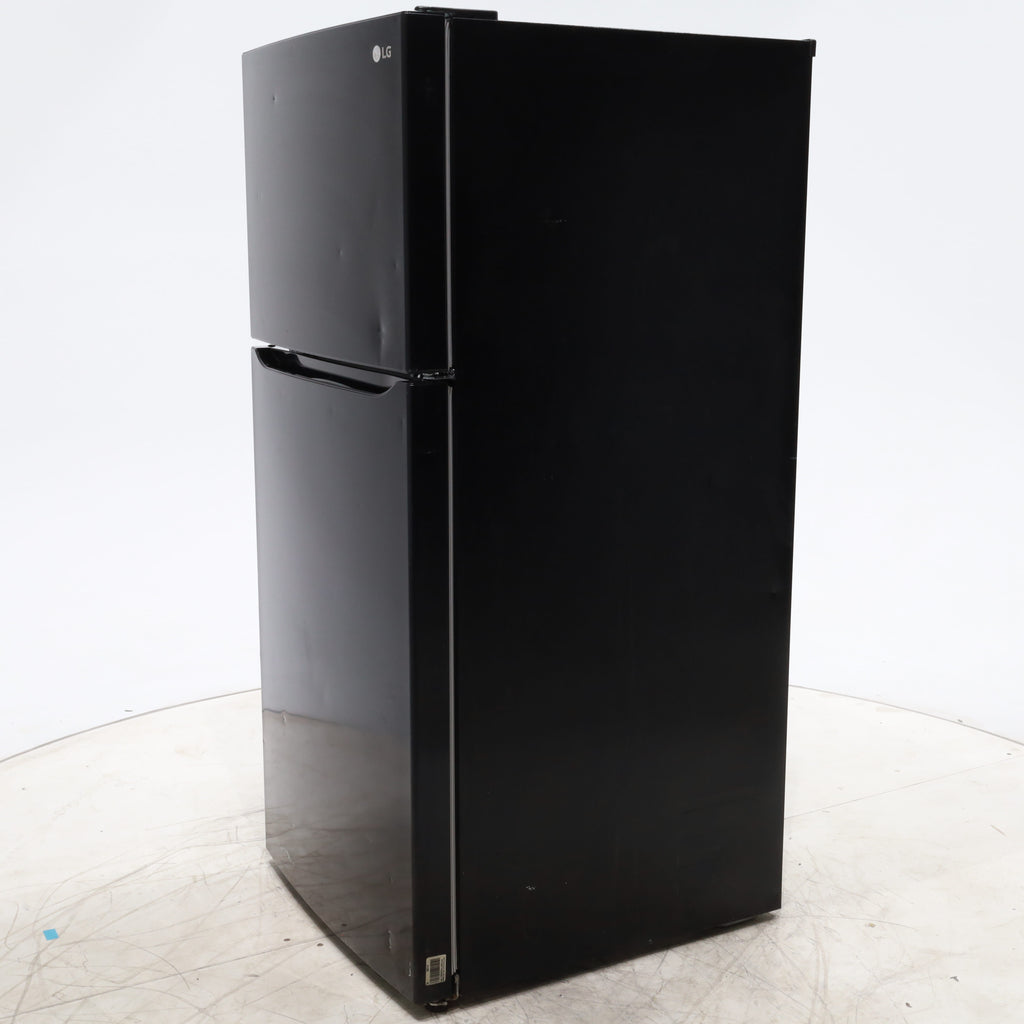 Pictures of 30 Inch Wide LG Black 20.2 cu ft ENERGY STAR Top Freezer and Bottom Refrigerator with LED Lighting and Adjustable Glass Shelving - Certified Refurbished - Neu Appliance Outlet - Discount Appliance Outlet in Austin, Tx