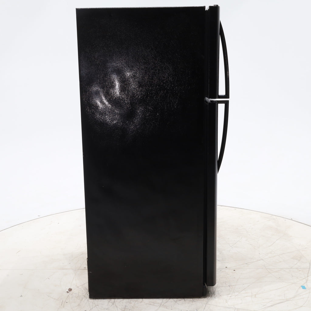 Pictures of 30 in. Wide Black Frigidaire 18 cu. ft. Top Freezer Refrigerator with Reversible Doors - Certified Refurbished - Neu Appliance Outlet - Discount Appliance Outlet in Austin, Tx