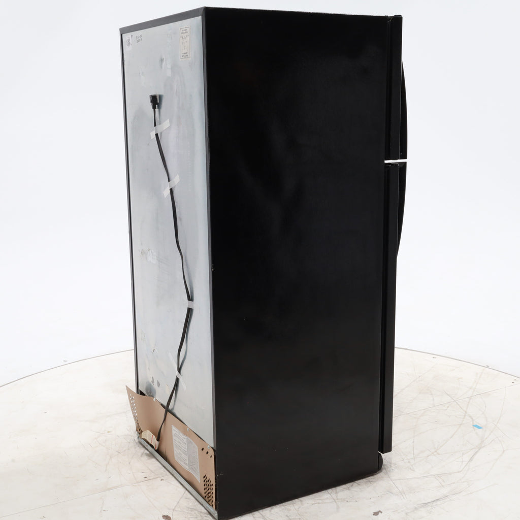 Pictures of 30 in. Wide Black Frigidaire 18 cu. ft. Top Freezer Refrigerator with Reversible Doors - Certified Refurbished - Neu Appliance Outlet - Discount Appliance Outlet in Austin, Tx