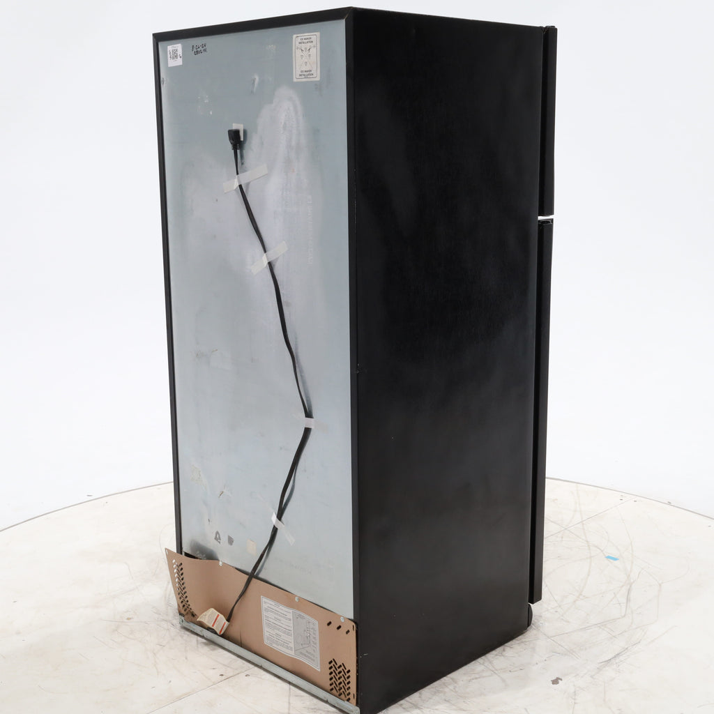 Pictures of 30 in. Wide Black Frigidaire 18 cu. ft. Top Freezer Refrigerator with Reversible Doors - Certified Refurbished - Neu Appliance Outlet - Discount Appliance Outlet in Austin, Tx