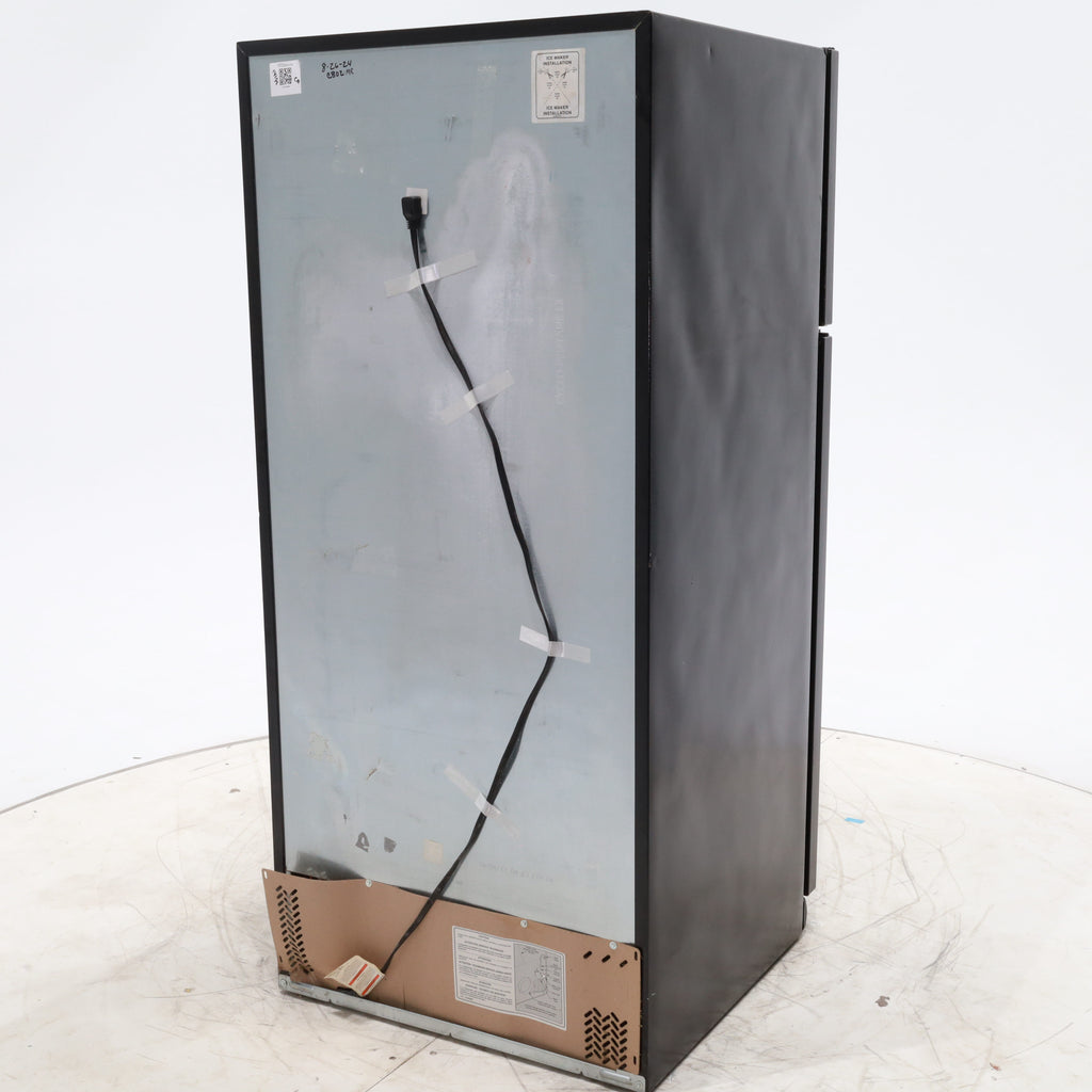 Pictures of 30 in. Wide Black Frigidaire 18 cu. ft. Top Freezer Refrigerator with Reversible Doors - Certified Refurbished - Neu Appliance Outlet - Discount Appliance Outlet in Austin, Tx