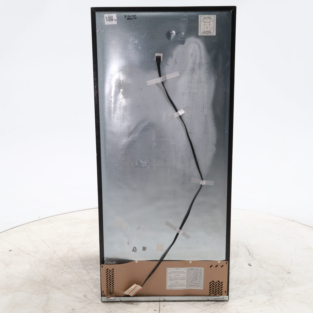 Pictures of 30 in. Wide Black Frigidaire 18 cu. ft. Top Freezer Refrigerator with Reversible Doors - Certified Refurbished - Neu Appliance Outlet - Discount Appliance Outlet in Austin, Tx