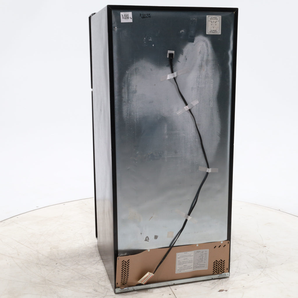 Pictures of 30 in. Wide Black Frigidaire 18 cu. ft. Top Freezer Refrigerator with Reversible Doors - Certified Refurbished - Neu Appliance Outlet - Discount Appliance Outlet in Austin, Tx