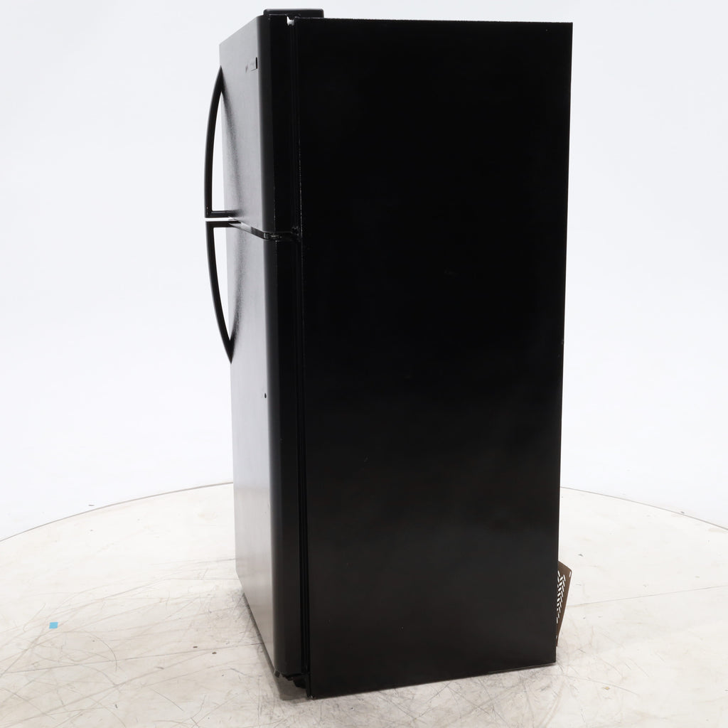 Pictures of 30 in. Wide Black Frigidaire 18 cu. ft. Top Freezer Refrigerator with Reversible Doors - Certified Refurbished - Neu Appliance Outlet - Discount Appliance Outlet in Austin, Tx