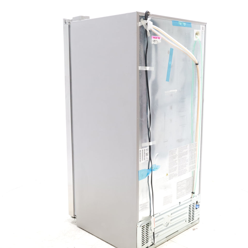 Pictures of 33" Wide Stainless Steel Frigidaire 22.3 cu. ft. ENERGY STAR Side by Side Refrigerator with Exterior Water and Ice Dispenser - Scratch & Dent - Minor - Neu Appliance Outlet - Discount Appliance Outlet in Austin, Tx