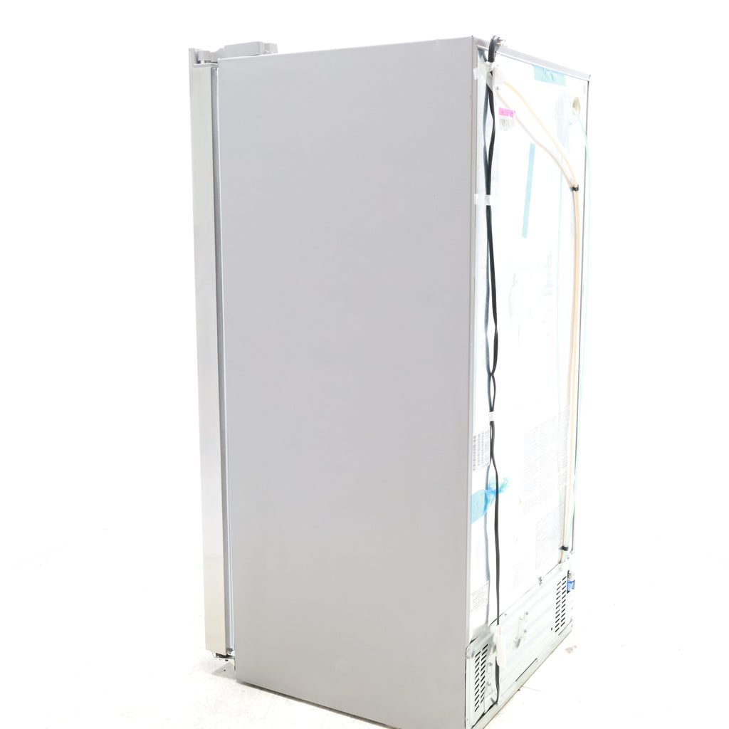 Pictures of 33" Wide Stainless Steel Frigidaire 22.3 cu. ft. ENERGY STAR Side by Side Refrigerator with Exterior Water and Ice Dispenser - Scratch & Dent - Minor - Neu Appliance Outlet - Discount Appliance Outlet in Austin, Tx