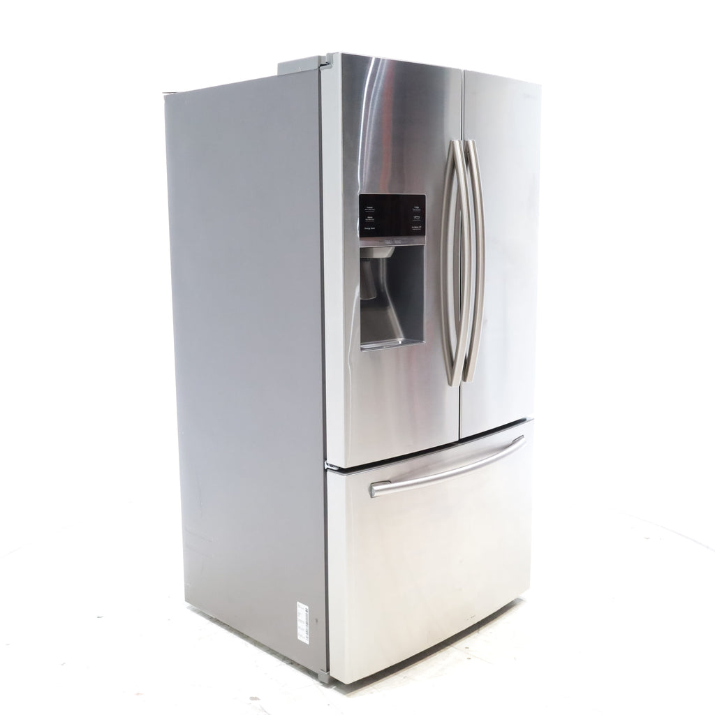 Pictures of Stainless Steel ENERGY STAR Samsung 28.07 cu. ft. 3 Door French Door Refrigerator with Dual Ice Maker - Certified Refurbished - Neu Appliance Outlet - Discount Appliance Outlet in Austin, Tx