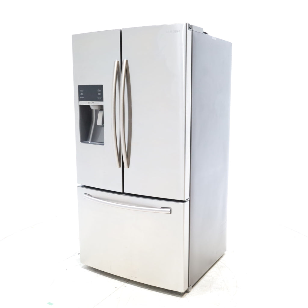 Pictures of Stainless Steel ENERGY STAR Samsung 28.07 cu. ft. 3 Door French Door Refrigerator with Dual Ice Maker - Certified Refurbished - Neu Appliance Outlet - Discount Appliance Outlet in Austin, Tx