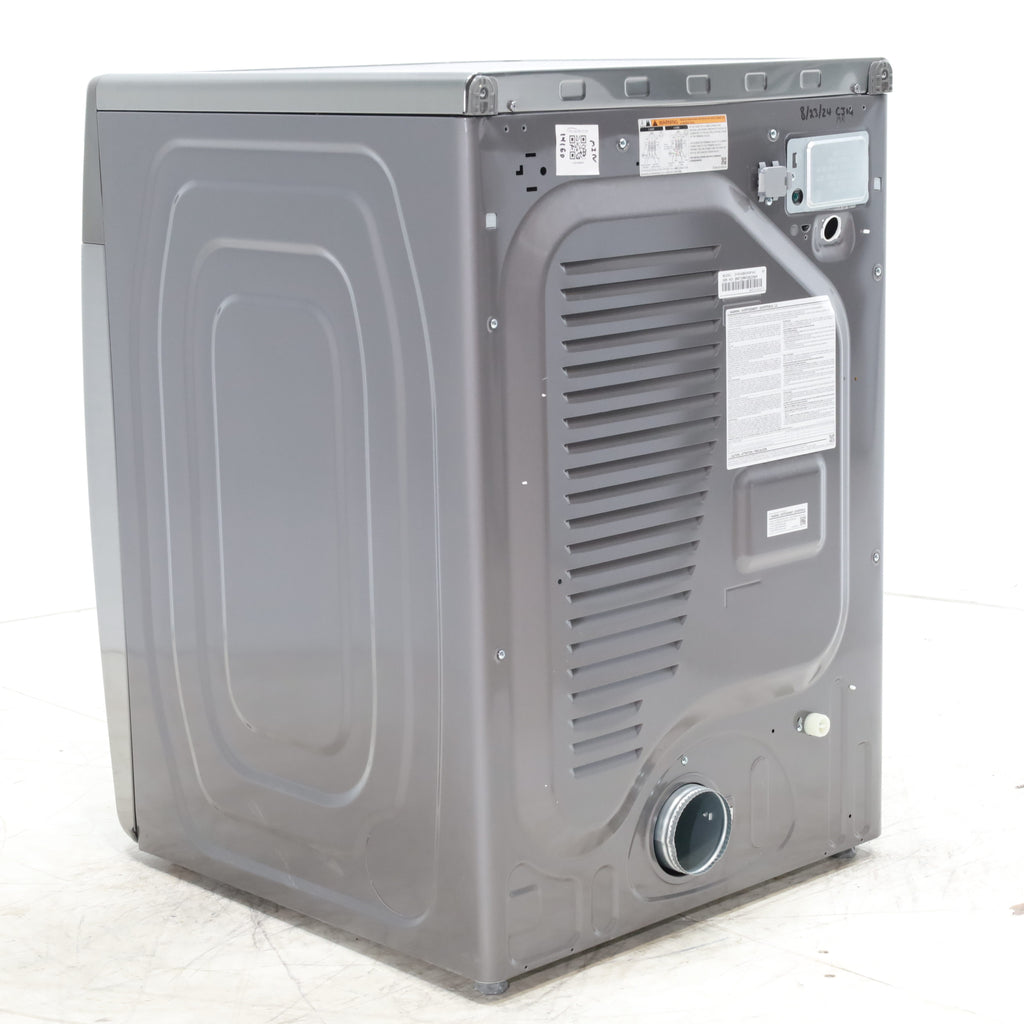 Pictures of Platinum Samsung 7.5 cu. ft. Front Load Electric Dryer with Steam- Scratch & Dent - Minor - Neu Appliance Outlet - Discount Appliance Outlet in Austin, Tx