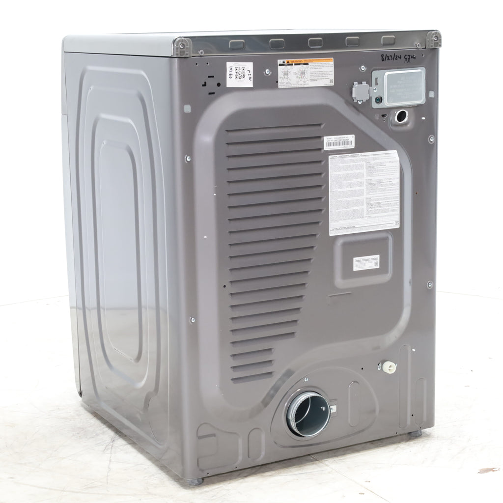 Pictures of Platinum Samsung 7.5 cu. ft. Front Load Electric Dryer with Steam- Scratch & Dent - Minor - Neu Appliance Outlet - Discount Appliance Outlet in Austin, Tx