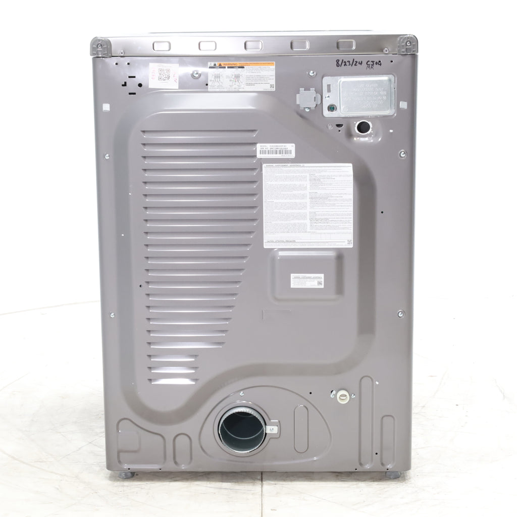 Pictures of Platinum Samsung 7.5 cu. ft. Front Load Electric Dryer with Steam- Scratch & Dent - Minor - Neu Appliance Outlet - Discount Appliance Outlet in Austin, Tx