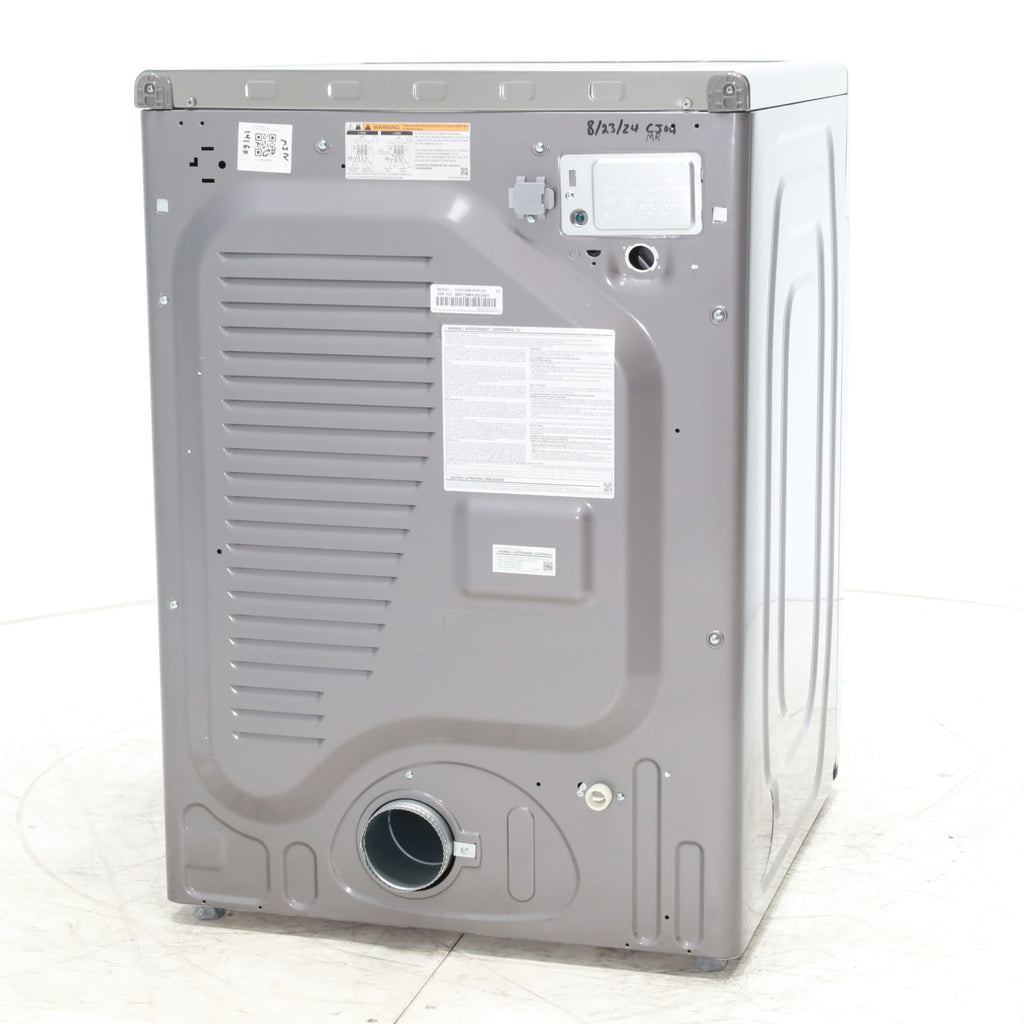 Pictures of Platinum Samsung 7.5 cu. ft. Front Load Electric Dryer with Steam- Scratch & Dent - Minor - Neu Appliance Outlet - Discount Appliance Outlet in Austin, Tx