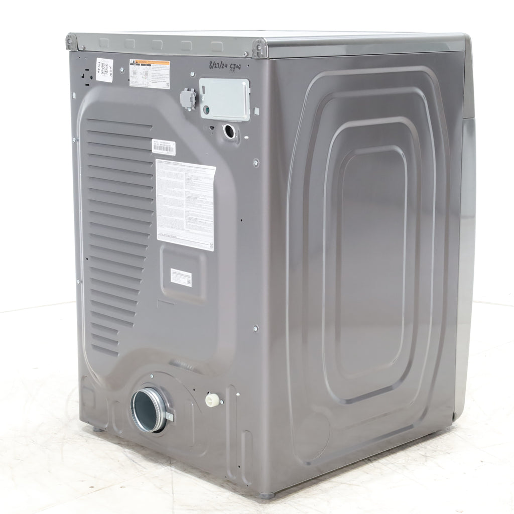 Pictures of Platinum Samsung 7.5 cu. ft. Front Load Electric Dryer with Steam- Scratch & Dent - Minor - Neu Appliance Outlet - Discount Appliance Outlet in Austin, Tx