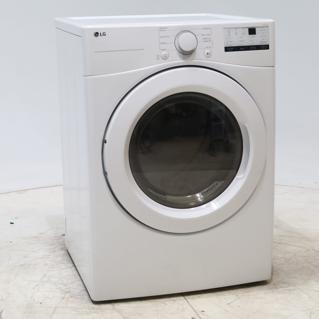 Pictures of ENERGY STAR LG 7.4 cu. ft. Electric Vented Dryer with Sensor Dry and SmartThinQ Technology - Open Box - Neu Appliance Outlet - Discount Appliance Outlet in Austin, Tx