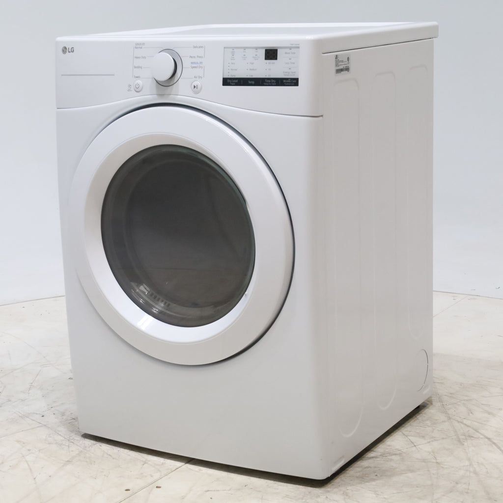 Pictures of ENERGY STAR LG 7.4 cu. ft. Electric Vented Dryer with Sensor Dry and SmartThinQ Technology - Open Box - Neu Appliance Outlet - Discount Appliance Outlet in Austin, Tx