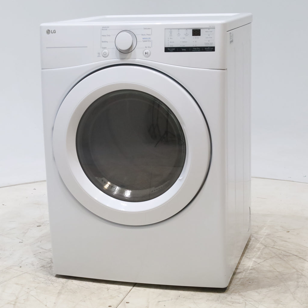 Pictures of ENERGY STAR LG 7.4 cu. ft. Electric Vented Dryer with Sensor Dry and SmartThinQ Technology - Open Box - Neu Appliance Outlet - Discount Appliance Outlet in Austin, Tx