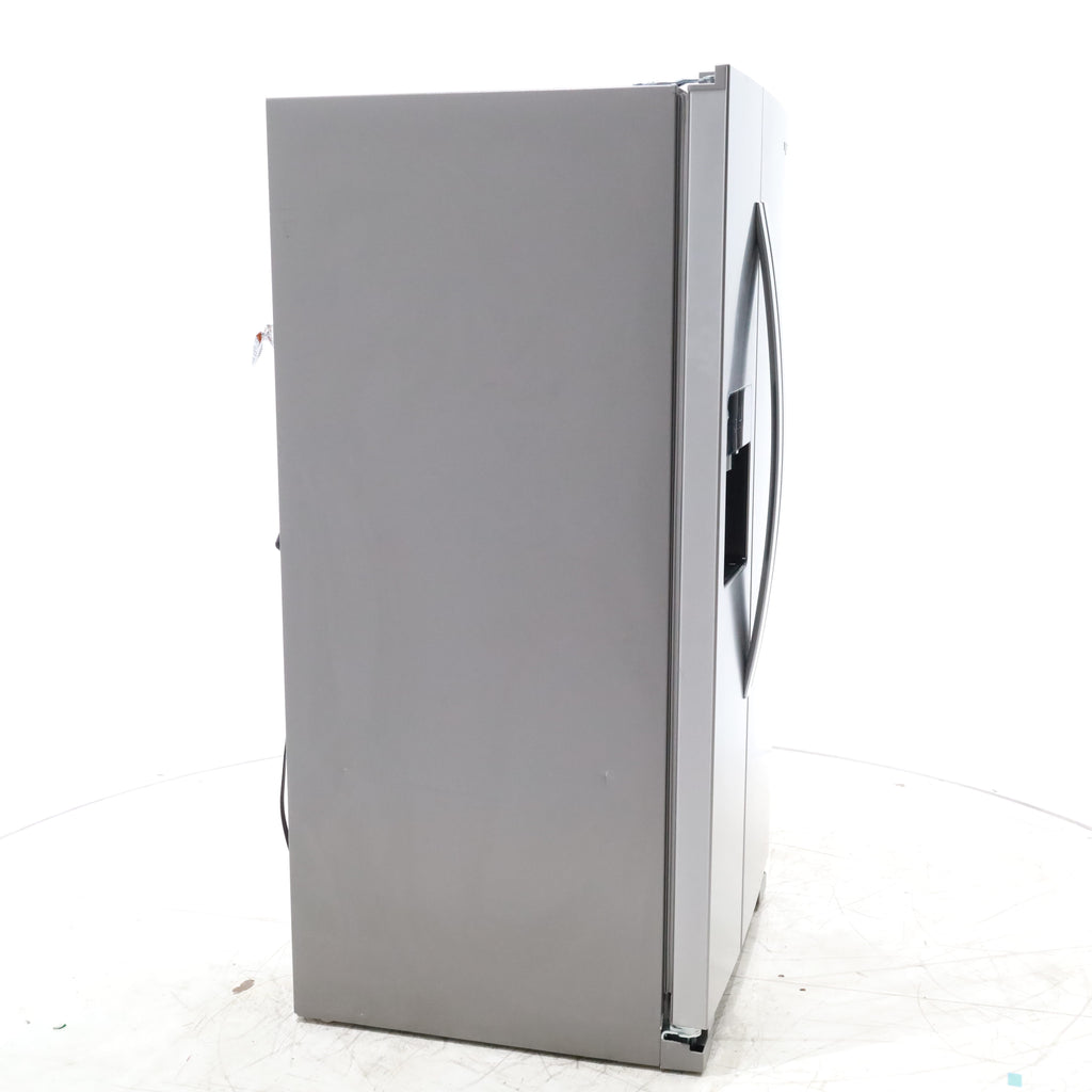 Pictures of 33 in. Wide Fingerprint-Resistant Stainless Steel Whirlpool 21.4 cu. ft. Side by Side Refrigerator with In Door Ice and Water Dispenser - Scratch & Dent - Minor - Neu Appliance Outlet - Discount Appliance Outlet in Austin, Tx