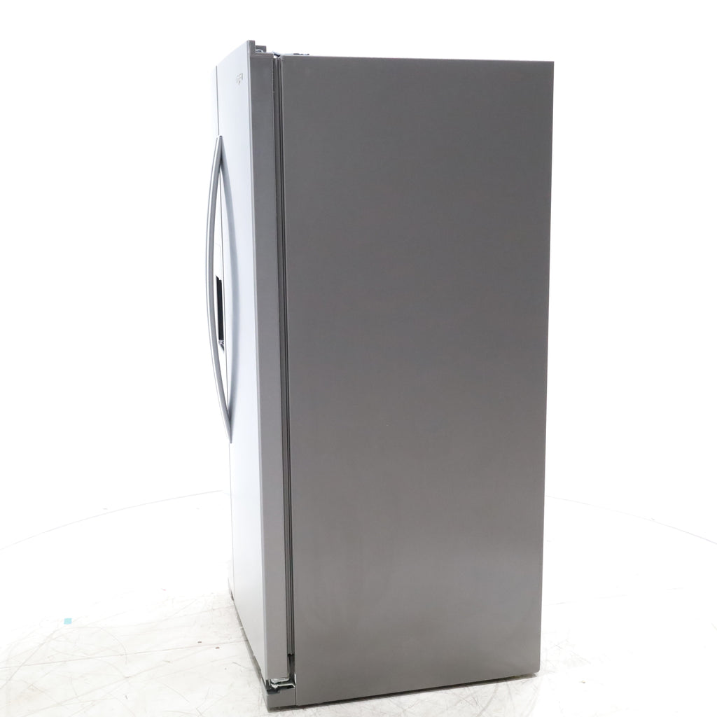 Pictures of 33 in. Wide Fingerprint-Resistant Stainless Steel Whirlpool 21.4 cu. ft. Side by Side Refrigerator with In Door Ice and Water Dispenser - Scratch & Dent - Minor - Neu Appliance Outlet - Discount Appliance Outlet in Austin, Tx