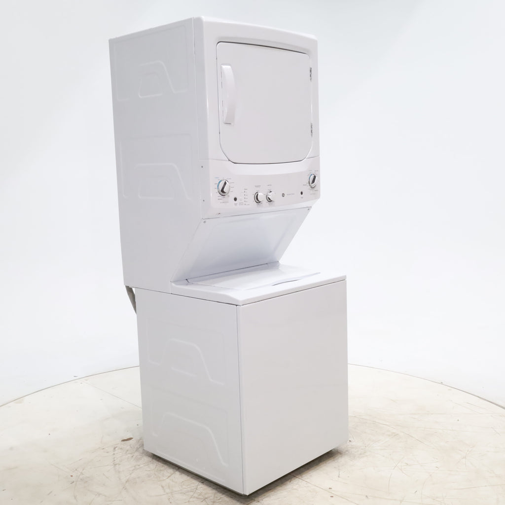 Pictures of 27" Wide GE 3.8 cu. ft. Laundry Center Washer and 5.9 cu. ft. Electric Dryer with Electro-Mechanical Rotary Dial Controls - Certified Refurbished - Neu Appliance Outlet - Discount Appliance Outlet in Austin, Tx