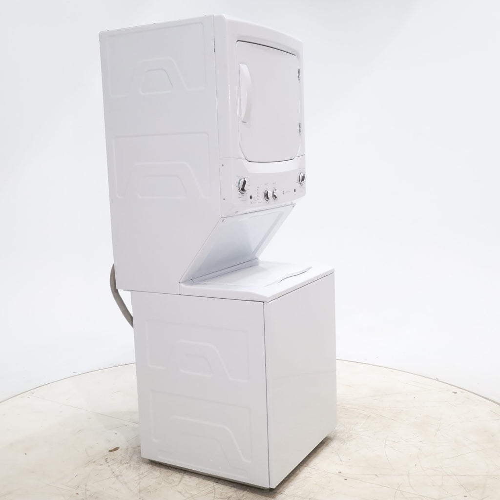 Pictures of 27" Wide GE 3.8 cu. ft. Laundry Center Washer and 5.9 cu. ft. Electric Dryer with Electro-Mechanical Rotary Dial Controls - Certified Refurbished - Neu Appliance Outlet - Discount Appliance Outlet in Austin, Tx
