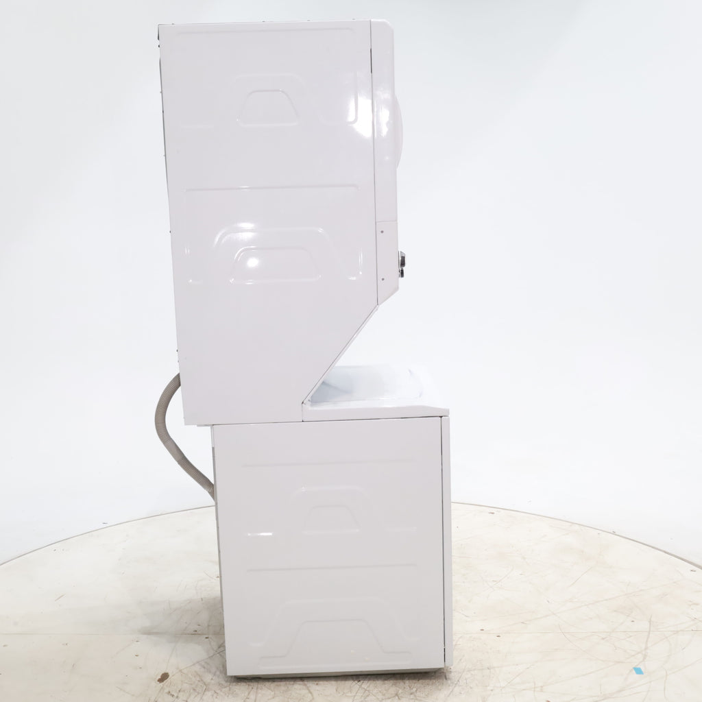 Pictures of 27" Wide GE 3.8 cu. ft. Laundry Center Washer and 5.9 cu. ft. Electric Dryer with Electro-Mechanical Rotary Dial Controls - Certified Refurbished - Neu Appliance Outlet - Discount Appliance Outlet in Austin, Tx