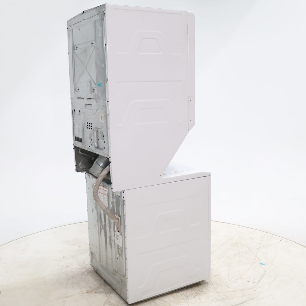 Pictures of 27" Wide GE 3.8 cu. ft. Laundry Center Washer and 5.9 cu. ft. Electric Dryer with Electro-Mechanical Rotary Dial Controls - Certified Refurbished - Neu Appliance Outlet - Discount Appliance Outlet in Austin, Tx