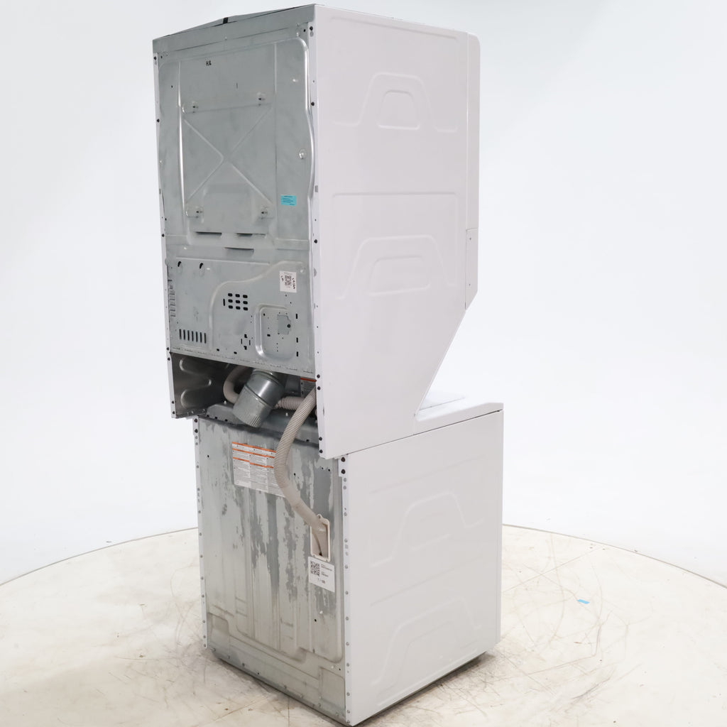 Pictures of 27" Wide GE 3.8 cu. ft. Laundry Center Washer and 5.9 cu. ft. Electric Dryer with Electro-Mechanical Rotary Dial Controls - Certified Refurbished - Neu Appliance Outlet - Discount Appliance Outlet in Austin, Tx