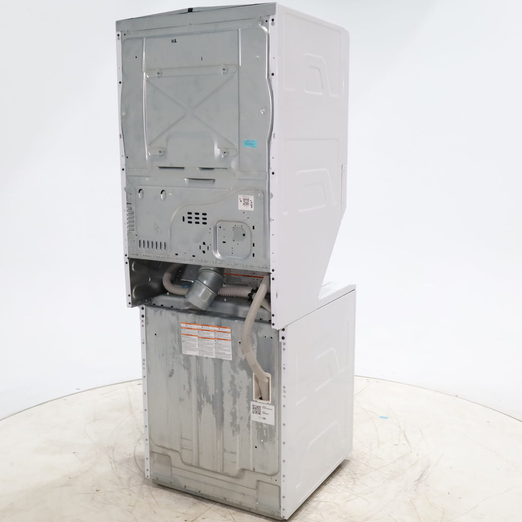 Pictures of 27" Wide GE 3.8 cu. ft. Laundry Center Washer and 5.9 cu. ft. Electric Dryer with Electro-Mechanical Rotary Dial Controls - Certified Refurbished - Neu Appliance Outlet - Discount Appliance Outlet in Austin, Tx