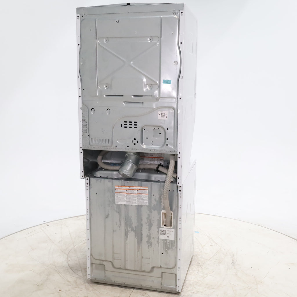 Pictures of 27" Wide GE 3.8 cu. ft. Laundry Center Washer and 5.9 cu. ft. Electric Dryer with Electro-Mechanical Rotary Dial Controls - Certified Refurbished - Neu Appliance Outlet - Discount Appliance Outlet in Austin, Tx