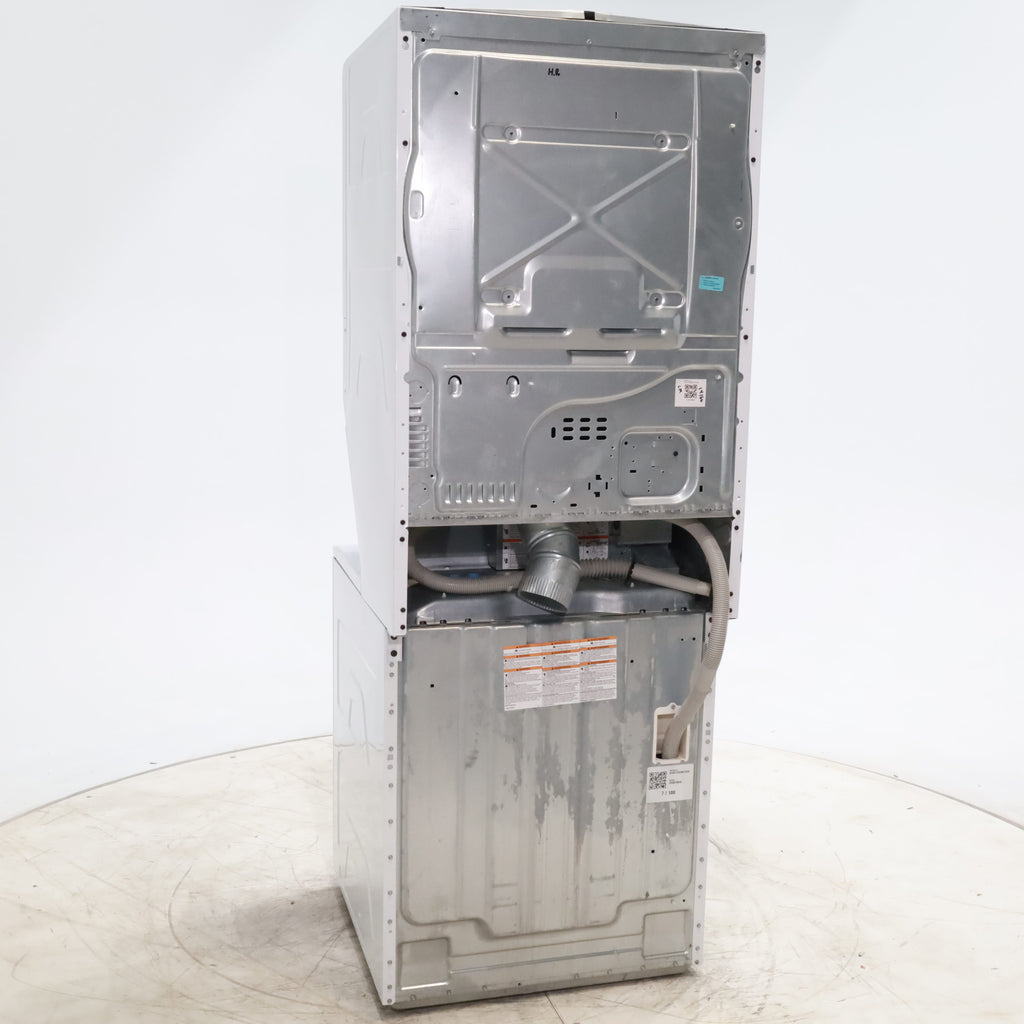 Pictures of 27" Wide GE 3.8 cu. ft. Laundry Center Washer and 5.9 cu. ft. Electric Dryer with Electro-Mechanical Rotary Dial Controls - Certified Refurbished - Neu Appliance Outlet - Discount Appliance Outlet in Austin, Tx