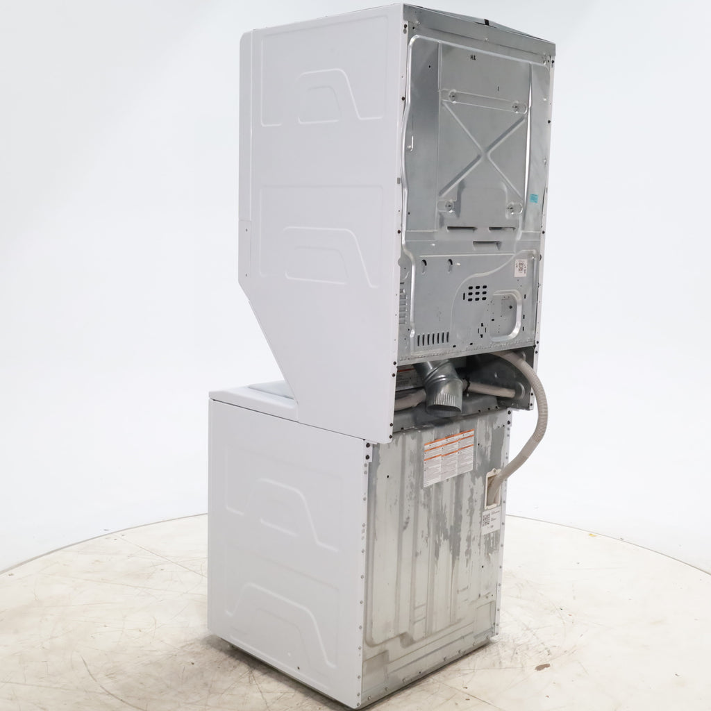 Pictures of 27" Wide GE 3.8 cu. ft. Laundry Center Washer and 5.9 cu. ft. Electric Dryer with Electro-Mechanical Rotary Dial Controls - Certified Refurbished - Neu Appliance Outlet - Discount Appliance Outlet in Austin, Tx