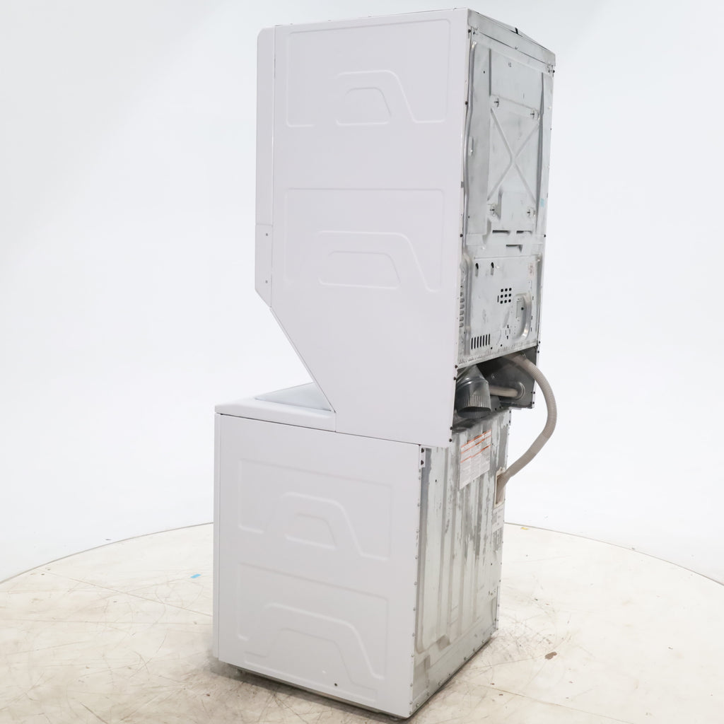 Pictures of 27" Wide GE 3.8 cu. ft. Laundry Center Washer and 5.9 cu. ft. Electric Dryer with Electro-Mechanical Rotary Dial Controls - Certified Refurbished - Neu Appliance Outlet - Discount Appliance Outlet in Austin, Tx